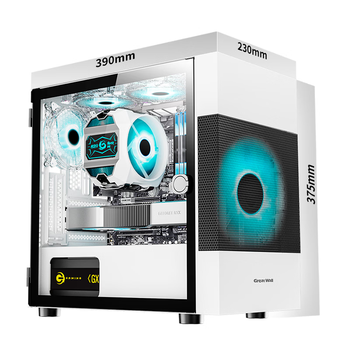 长城（Great Wall）阿基米德1白色电脑机箱（超宽体/MATX小板/240水冷位/玻璃全侧透/20CM风扇位/5080显卡）