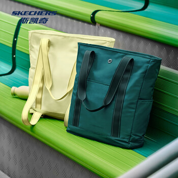 斯凯奇男女单肩包优质防泼水休闲瑜伽运动包时尚百搭网球包P324U019