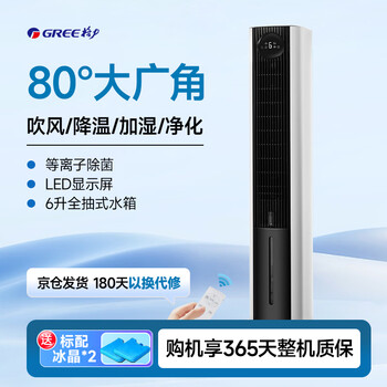 格力（GREE）【等离子除菌】遥控冷风空调扇制冷风扇加湿家用冷风机香薰水冷降温冷气扇KS-06S70Dbg