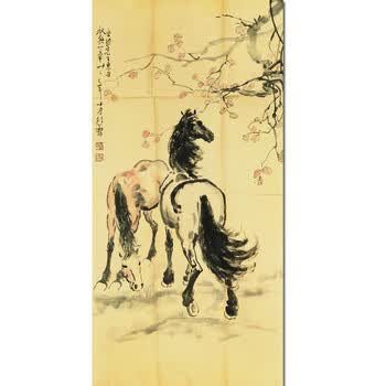 徐悲鸿八骏图价值品牌及商品- 京东