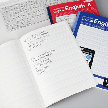 Nakabayashi仲林英语本B5/30张 学生作业本外语单词练习笔记本 10段