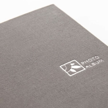 Nakabayashi仲林插袋式布艺相册160张6寸/80张7寸混装 小容量影集/家庭相薄照片书 灰色 NBPK-KG160-GY