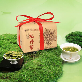 西湖牌2026新茶上市上市绿茶龙井茶叶 雨前三级春茶纸包200g自己喝