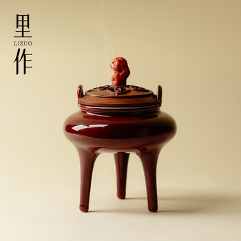 钧窑三足炉- 京东