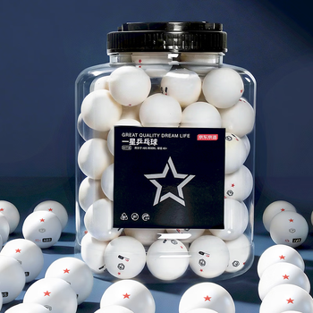 京东京造 乒乓球一星训练用球 60只桶装 1星40+练习球