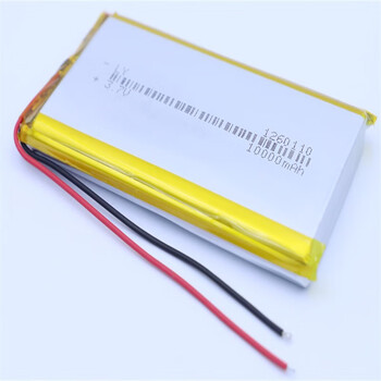 鑫凯辰  1260110聚合物锂电池电芯3.7V通用充电宝内置大容量10000mah 毫安加保护板出2.54插头线