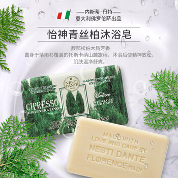 内斯蒂丹特NESTI DANTE怡神青丝柏香氛沐浴香皂250g 松柏木质香清爽清洁
