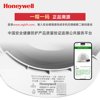 霍尼韦尔（Honeywell）安全帽 H99S 纯ABS材质 工地建筑头盔防砸抗冲击 黄色透气1顶