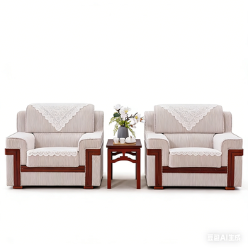 隆旭办公沙发商务接待室会客洽谈贵宾布艺沙发组合 单人+单人+茶几 隆旭办公沙发商务接待室会客洽谈贵宾布艺沙发组合 单人+单人+茶几