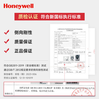 霍尼韦尔（Honeywell）安全帽 H99S 纯ABS材质 工地建筑头盔防砸抗冲击 黄色透气1顶