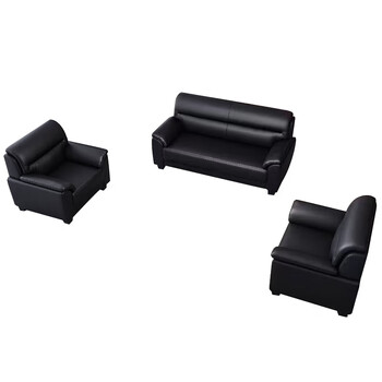 隆旭 办公沙发商务接待会客老板办公室沙发 西皮3+1+1