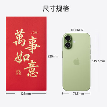 齐心(COMIX)新年红包万事如意10个装 春节拜年祝福红包蛇年利是封烫金红包袋 DS-711