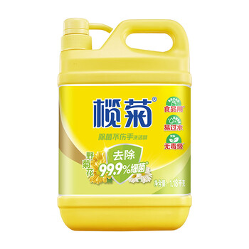 榄菊野菊花不伤手洗洁精1.18kg/瓶 食品用级别 蔬果洗涤去油祛味