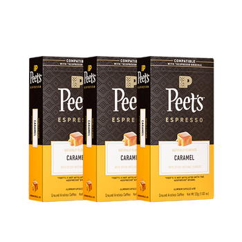 皮爷咖啡皮爷peets胶囊咖啡 美式浓缩 馥郁焦糖风味3盒30颗装 法国进口