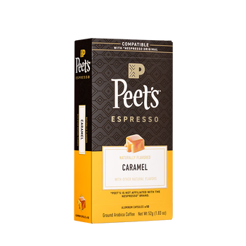 Peet's Coffee皮爷peets胶囊咖啡美式浓缩 馥郁焦糖风味10颗装52g（10*5.2g）