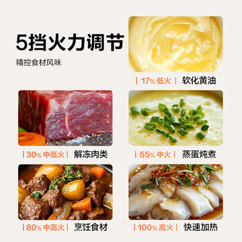 海尔（Haier）快捷微波炉 360°转盘加热 旋转操作易洁内胆 家用小型 老人适用 HW-M20T1W 厨房电器