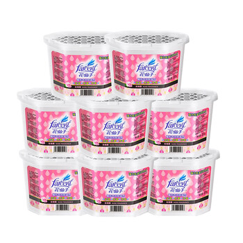 花仙子（Farcent）除湿盒237g*8盒玫瑰香  干燥剂除湿剂衣柜鞋柜房间防潮剂吸湿盒