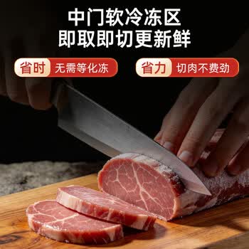上菱200升三门家用冰箱小户型出租房用三开门小型家用3-4人二级能效大容量BMM200L