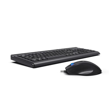 双飞燕（A4TECH）KB-N9000 104键 有线键鼠套装 有线键盘鼠标套装电脑键盘鼠标有线办公 黑色 P口键盘+U口鼠标 有线