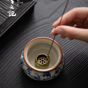 三足青花香炉价格报价行情- 京东