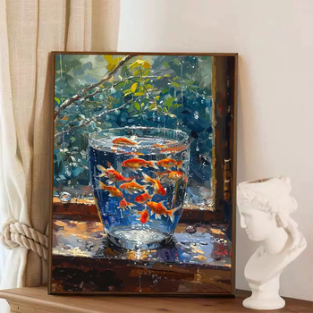 diy油画鱼品牌及商品- 京东