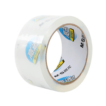 晨光（M&G）透明封箱胶带打包胶带60mm*40y仓库快递封箱打包普透普惠胶带家用办公AJD95799-5卷/筒