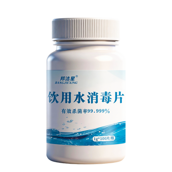 邦洁星饮用水消毒片1瓶 农村井水饮水消毒粉洪灾后净化水质消毒片食用级