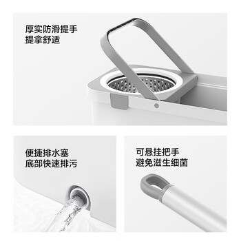 五月花旋转拖把带通一套4布免手洗家用一拖净2026擦地拖地桶吸水拖布