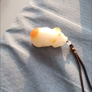 中古 和田玉 卧羊彫刻 吉祥意匠 手把件 玉器 中国美術 古玩 CL0217 玉雕手把件价格报价行情- 京东