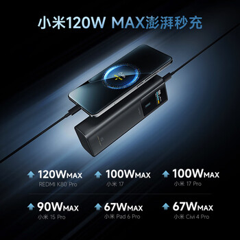 CUKTECH酷态科【3C认证可上飞机】10号超级电能棒Plus电芯15000毫安时充电宝120W快充适用笔记本小米苹果
