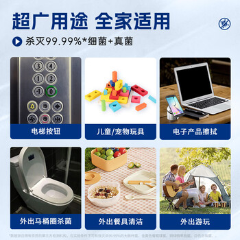 瞬行杀菌卫生湿巾10片/包温和无刺激手部复合季铵盐便携独立包装