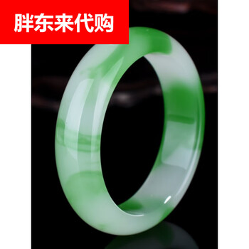 和田玉珍しい翠青直径57mm 天然品特有の傷汚れ欠けあり　箱付き 和田玉翠青价格报价行情- 京东