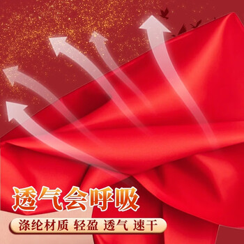 晨光（M&G）红领巾【1.2米/涤纶/1条】小学生少先队员国标纯棉标准耐变色柔软1-3年级儿童专用涤纶ASCN9523