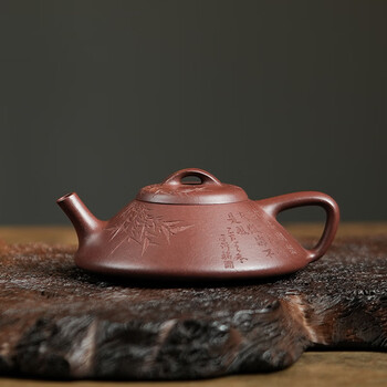 紫砂壶竹子刻绘品牌及商品- 京东
