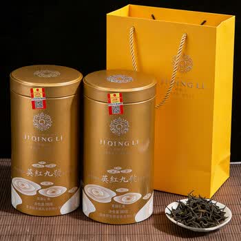 积庆里情韵100克*2罐(共200克)茶叶英德红茶英红九号有机一级浓香配礼袋