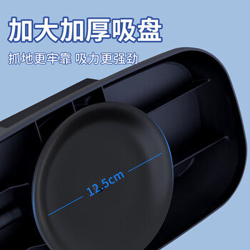 李宁仰卧起坐辅助器健身家用吸盘式练腹肌运动中考固定脚神器黑色