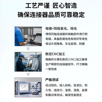博扬（BOYANG） Q9直通头 BNC-KK转接头 2M两兆E1 BNC母转母头对接头 DDF同轴电缆转接器10个装 BY-Q9Z