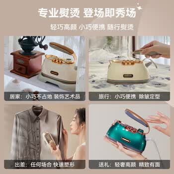 大宇（DAEWOO）挂烫机 手持小星斗熨烫机 蒸汽电熨斗旅游出差便携式小型除菌自清洁烫衣机HI-036 星黛紫