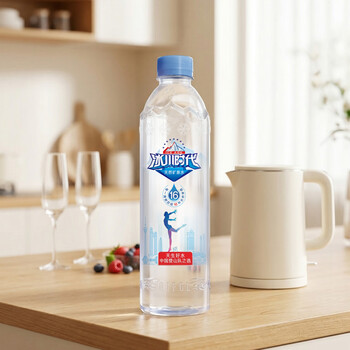 冰川时代天然矿泉水弱碱性饮用水555ml*24瓶/整箱京东自营商务用水