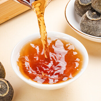 七春 新会小青柑 品鉴茶叶云南古树普洱熟茶黑茶柑普茶200g节日自己喝