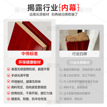 中伟（ZHONGWEI）E0级茶水柜办公室矮柜储物柜茶叶柜置物柜沙发茶水边柜二门三抽