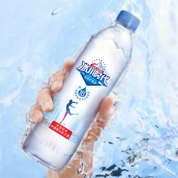 冰川时代天然矿泉水弱碱性饮用水555ml*24瓶/整箱京东自营商务用水