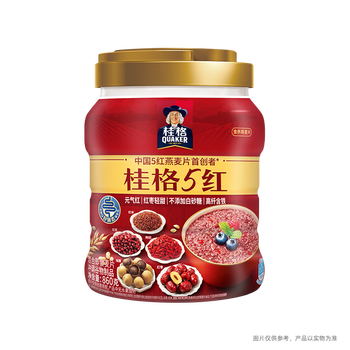 桂格(QUAKER)5红混合即食燕麦片860克 添加枸杞 添加红枣 添加桂圆 桂格(QUAKER)5红混合即食燕麦片860克 添加枸杞 添加红枣 添加桂圆