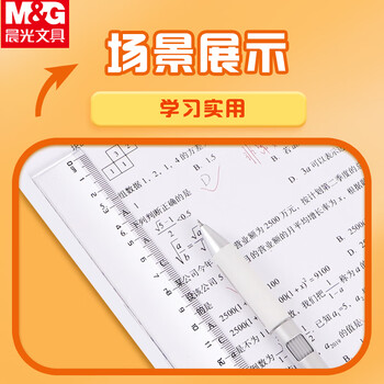 晨光（M&G）30cm学生办公通用直尺测量绘图尺考试推荐中高考专用办公用品V-ARL96005单把装