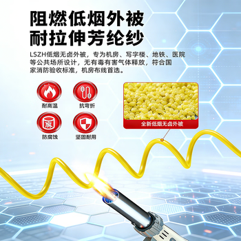 山泽光纤跳线 SC-SC工程级单模单芯【3.0mm粗径抗弯耐损】UPC尾纤 阻燃低烟无卤光纤网线 3米G0-SCSC03