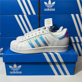 adidas gazelle silver green womens adidas Originals Wmns Superstar XLG 'White Multi-Color' UK 4 main image 0