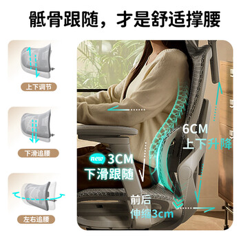 ENOVA智慧家2代PRO 人体工学椅电脑椅家用舒适久坐办公椅撑腰学习椅子 ENOVA智慧家2代PRO 人体工学椅电脑椅家用舒适久坐办公椅撑腰学习椅子