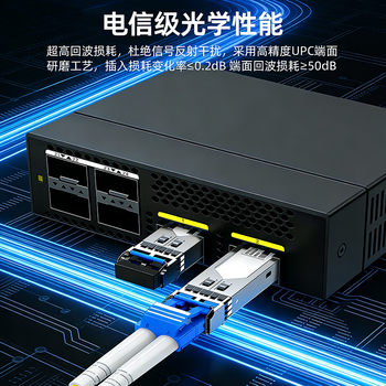 山泽 光纤跳线 LC-LC工程电信级单模双芯3.0线径UPC光纤尾纤 阻燃低烟无卤 机房光纤线 10米G1-LCLC10