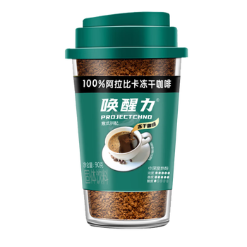 益昌老街唤醒力系列 经典意式 冻干纯黑咖啡  90g*2瓶