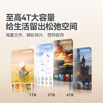 佰维（BIWIN）2TB 移动固态硬盘(PSSD) PD2000系列星光色 读速2050MB/s Type-C(USB3.2)接口手机电脑平台外接